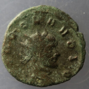 Roman Empire, Divo Claudio - Claudius II "Gothicus". Died 270 AD. AE Antoninianusrev Consecratio with altar Sear 3228