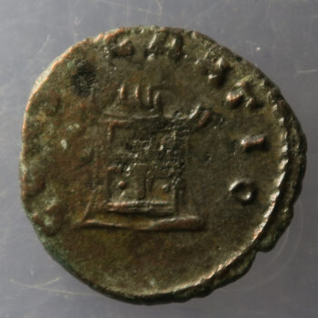 Roman Empire, Divo Claudio - Claudius II "Gothicus". Died 270 AD. AE Antoninianusrev Consecratio with altar Sear 3228