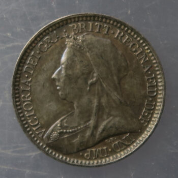 GB Victoria 1893 Maundy 2d Old head