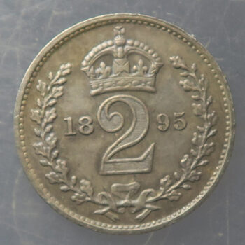 GB Victoria 1893 Maundy 2d Old head