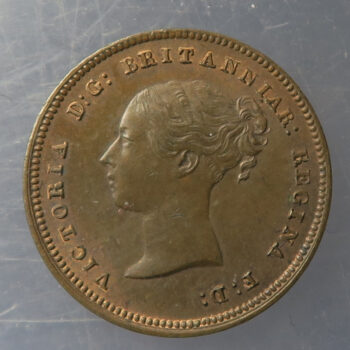 GB Victoria 1843 Half Farthing