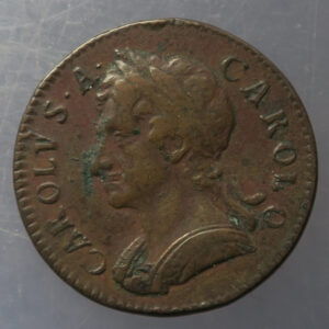 GB Charles II copper farthing 1673