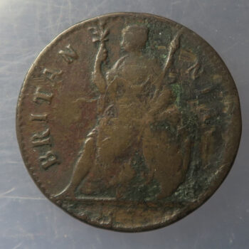 GB Charles II copper farthing 1673