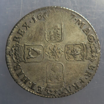 GB William III silver shilling 1697