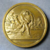 NL South Holland Rotterdam Society Award for Life Saving by Loos gilt bronze medal 19th century Shipwreck