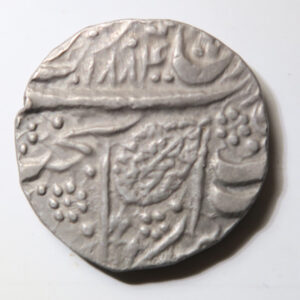 SIKH EMPIRE: AR rupee, Amritsar, VS1884, KM-20.1