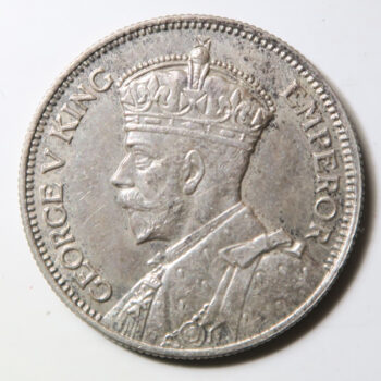 New Zealand silver shilling 1933 KM 3