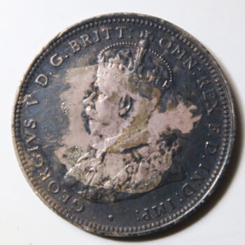 British West Africa silver 1 Shilling 1914 - George V