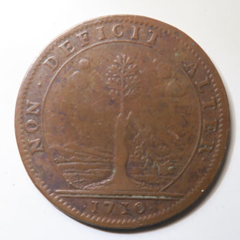 France Bugundy copper jeton 1710