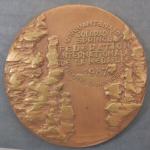 FIDEM XXI Medal Congress Colorado Springs USA delegation medal by Revol