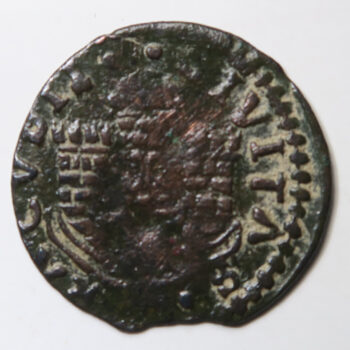 Croatia Ragusa Follero copper coin minted in Dubrovnic no date 15-18th century