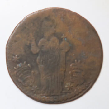 Croatia Ragusa Soldo KM# 6 1752 copper coin minted in Dubrovnic