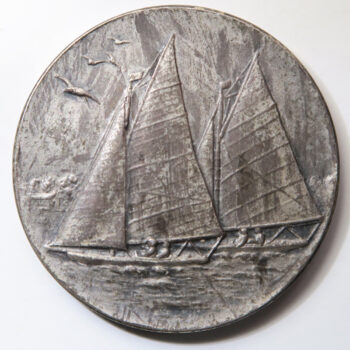 Germany wesseling silver sailing prize medal silver 1927