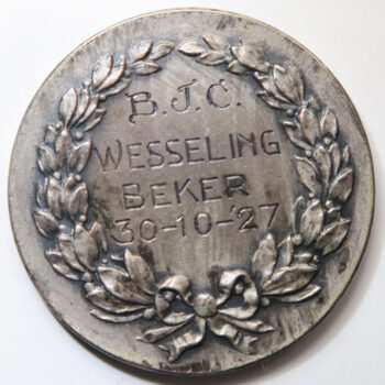 Germany wesseling silver sailing prize medal silver 1927