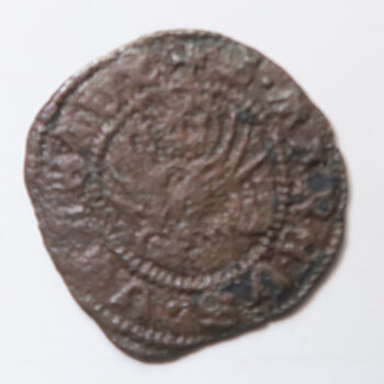 Montenegro Cattaro (Kotor) copper Follero issued under Venice Initial AB = Alvise Bon 1464-8