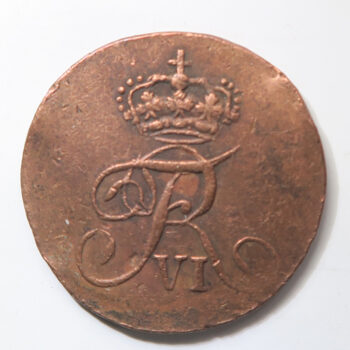 Norway 2 Skilling KM# 280.1 1810 copper coin