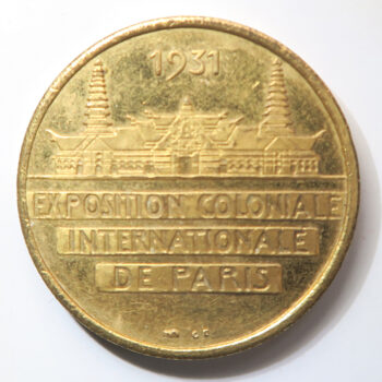 France Exposition Coloniale Internationale Paris 1931 Oceanie medaille, medal