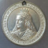 GB Victoria Queen of England Empress of India 1887 pewter commemorative Jubilee Medal Co