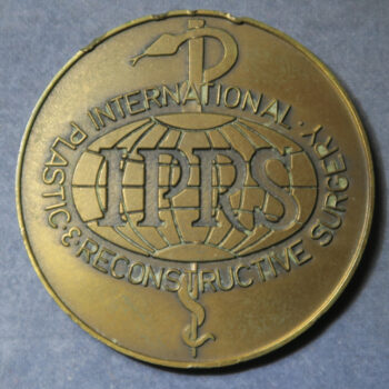 Medicine IPRS Paris congress 1975 bronze medal International Plastic & Reconstructive Surgery