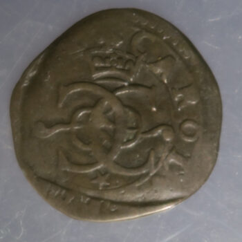 Italian States Duchy of Savoy, billon (base silver) ½ Soldo - Charles Emmanuel I no date 1580-1630