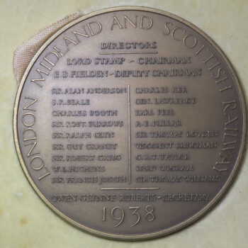 London & Birmingham Railway Centenary Medal 1838-1938 bronze