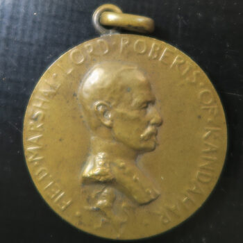 Society of Miniature Rifle Clubs bronze medal Lord Roberts of Kandahar portrait