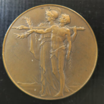 Bronze medal 10th anniversary of Signing of the Armistice 1918-28 Cenotaph