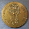 JM Turner English painter landscape marine bronze art medal 1968 by Despierre