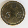 GB Brass Coin Weight for gold guinea coin W2120E 18th century