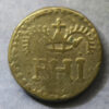 Italy Milan brass coin weight to weigh silver half fillipo of Philip III of Spain 1598-1621