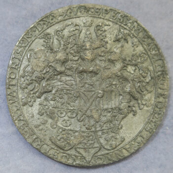 Germany, Saxony, Johann Friedrich I (1532-54), tin alloy medal by Hans Reinhart the Elder, 1535