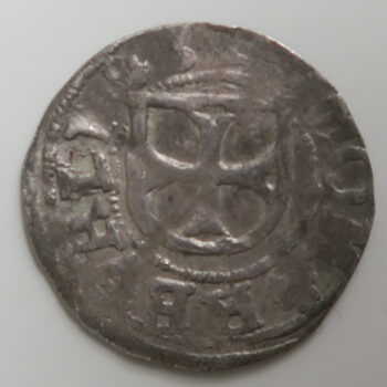 Reval silver schilling 1552 - Johann von der Recke - Estonia - Livonian Order