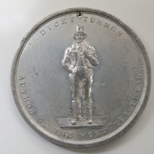 Temperance medal "Tee Total" pewter by Ottley Dicky Turner one of the Preston seven