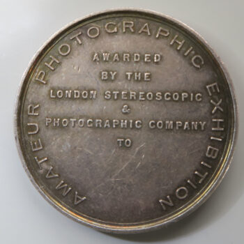 Amateur Photographic Exhibition silver prize medal - cherubs