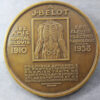 J. Belot  1910-38 bronze medal by Jean Vernon in Art Deco style  France X-Ray
