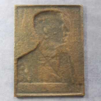 Dr R. Lacronique  plaque cast bronze 1904 by Prudhomme - France