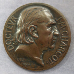  France Medal offered by the Anatomical Society of France to Jean-Martin Charcot (1825-1893) when he was President of the Society in 1883. Cast bronze