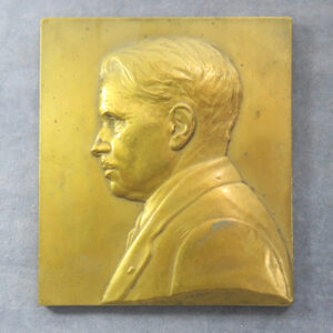 Prof. Joseph Castaigne 1871-1951 plaque by Charles Pillet in 1930   bronze plaque - medical medal