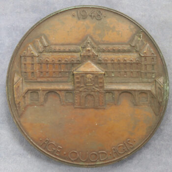 Albert Touraine medal by Henri Dropsy  1948 Hospital Saint Louis- Bronze medical medal
