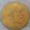  Rudolf Virchow (1821-1902) portrait by  R Placht bronze  55mm  Germany medical medal