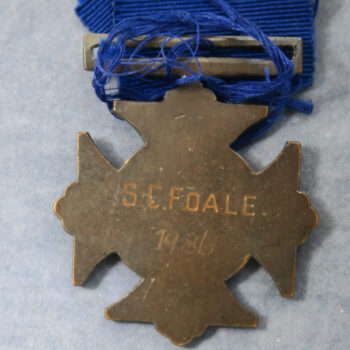 Royal Medico-Psycological Association, For Proficiency in Nursing   bronze 42x36mm  S.C. Foale 1936 ribbon  not complete - medal badge