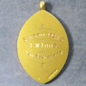 Belgrave Hospital for Children Football Charity Cup Compn.  9 carat gold and enamel prize medal