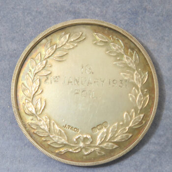 University of London Fencing Club silver medal prize 1931 for Foil