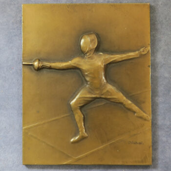 Czechoslovakia: plaques by Karel Otáhal 3x bronze plaques medals 62x50mm