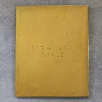 Czechoslovakia: plaques by Karel Otáhal 3x bronze plaques medals 62x50mm
