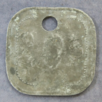 Coal Mining token, Poland PREUSSENGRUBE brass tally + Germany Z.Br. aluminium - 2 pieces