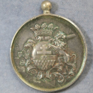 19th century Belgium Arms of Ypres (Ieper) silver medal New Government school c.1850