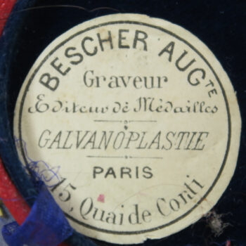 Olivier de Serres 1539-1619 French author and Agricultural soil scientist Silver medal nid 19th century