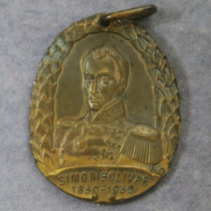 Venezuela bronze medal centenary of death of Simon Bolivar 1830-1930