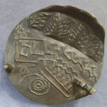 MB110002 Rhythms and Circuits by Bill Scott bronze medal sculpture for BAMS 1997